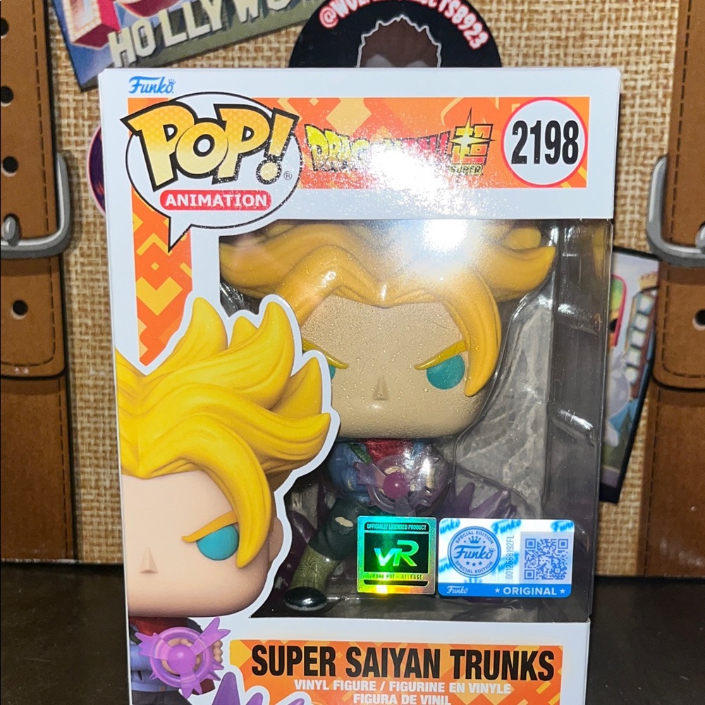 Funko Pop! Super Saiyan Trunks with Yellow Hair and Teal Eyes